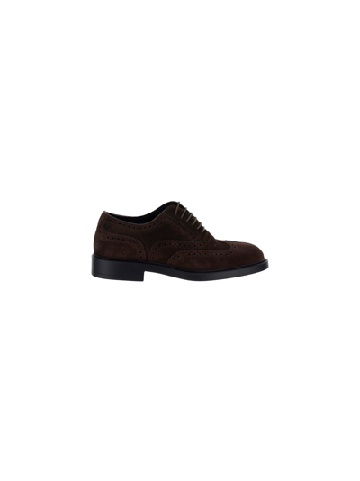 Shop Fratelli Rossetti Lace Up Shoes In Dublin Cacao