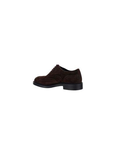 Shop Fratelli Rossetti Lace Up Shoes In Dublin Cacao