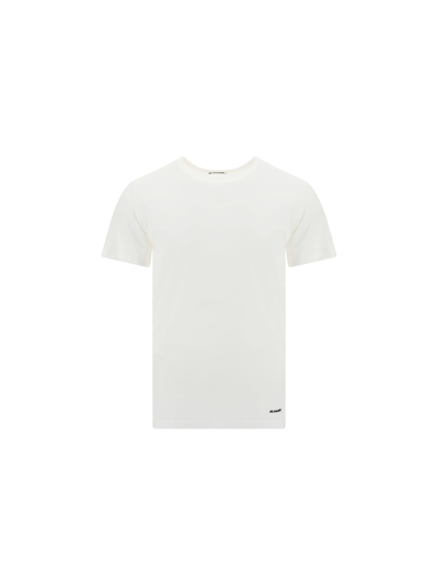 Shop Jil Sander T-shirt In Off White