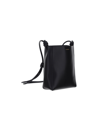 Shop Jil Sander Tangle Shoulder Bag In Black