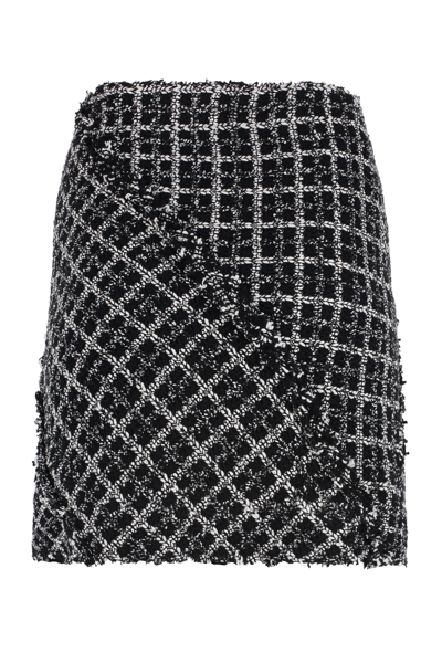 Shop Rodebjer Elema Tweed Mini-skirt In Multicolor