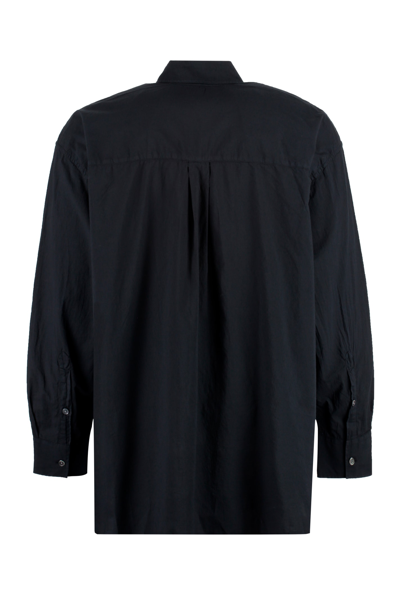 Shop Our Legacy Borrowed Bd Cotton Button-down Shirt In Black