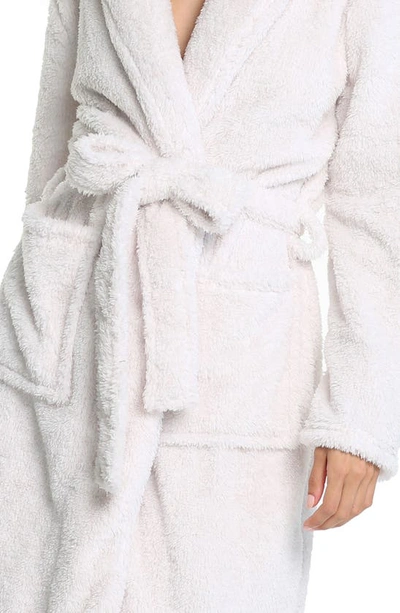 Shop Papinelle Cozy Plush Robe In Ecru