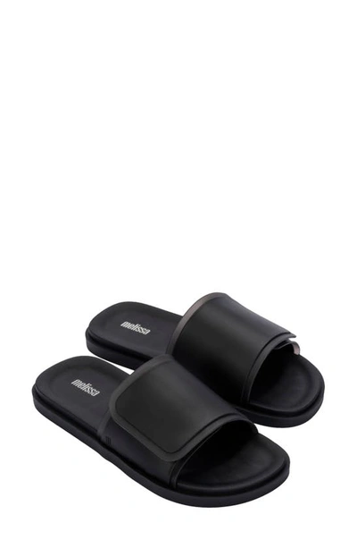 Shop Melissa Groovy Slide Sandal In Black