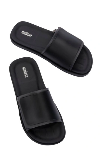 Shop Melissa Groovy Slide Sandal In Black