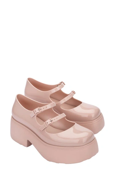 Shop Melissa Farah Platform Mary Jane In Pink