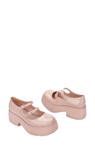 Shop Melissa Farah Platform Mary Jane In Pink