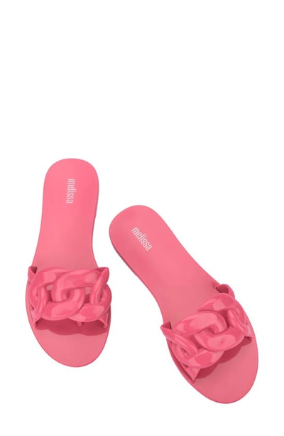 Shop Melissa Jelly Chain Sandal In Pink