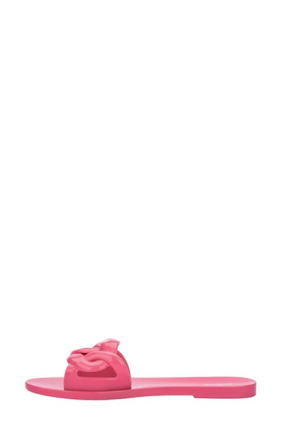 Shop Melissa Jelly Chain Sandal In Pink
