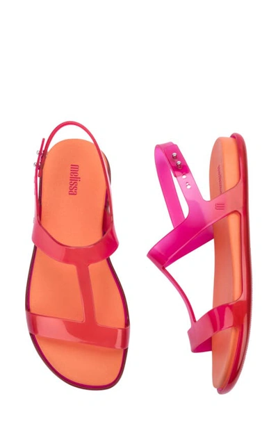 Shop Melissa Adore Sandal In Pink/ Orange