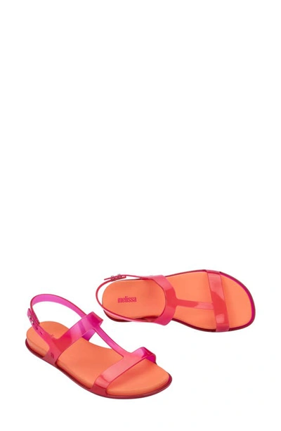 Shop Melissa Adore Sandal In Pink/ Orange