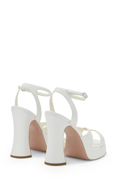 Shop Piferi Miranda Ankle Strap Platform Sandal In Ivory