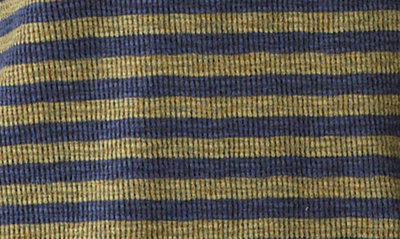Shop Lucky Brand Garment Dye Stripe Thermal Long Sleeve T-shirt In Multi