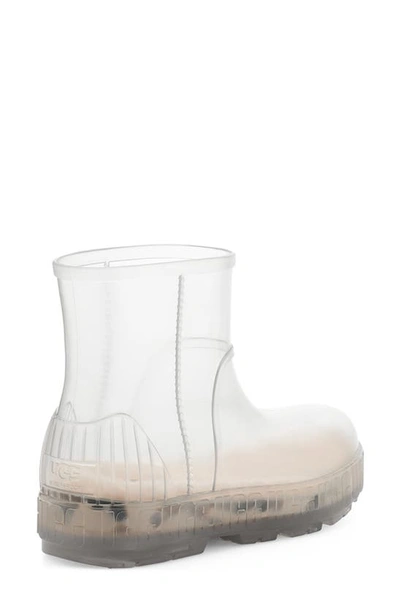 Shop Ugg Drizlita Genuine Shearling Lined Rain Boot In Clear