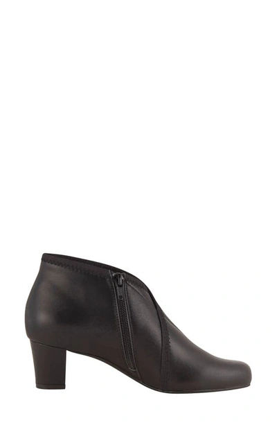 David Tate Anna Bootie In Black/black
