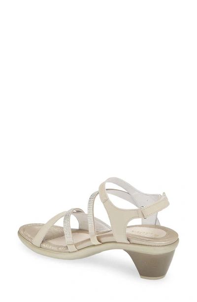 Naot Innovate Sandal In Soft Ivory Leather