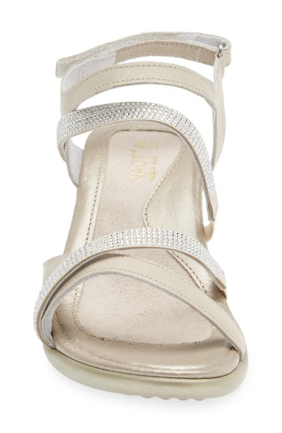 Naot Innovate Sandal In Soft Ivory Leather