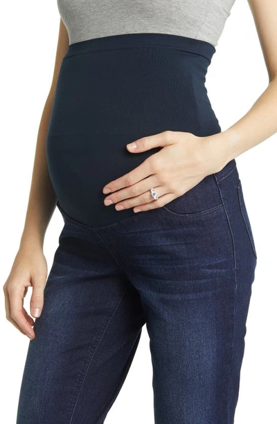 Shop 1822 Denim Over The Bump Step Hem Ankle Skinny Maternity Jeans In Ailani