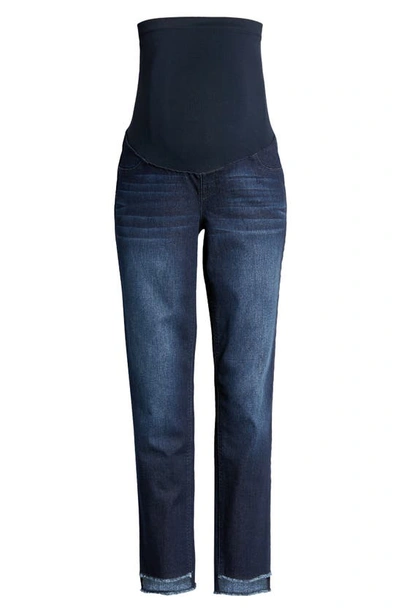 Shop 1822 Denim Over The Bump Step Hem Ankle Skinny Maternity Jeans In Ailani
