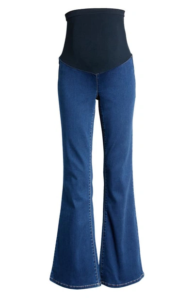 Shop 1822 Denim Better Butter Over The Bump Slim Bootcut Maternity Jeans In Safia