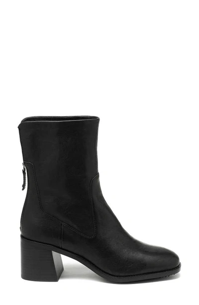 Shop Kelsi Dagger Brooklyn Island Block Heel Bootie In Black Leather