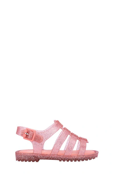 Shop Mini Melissa Kids' Flox Sandal In Clear Pink
