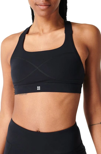 Shop Sweaty Betty Power Medium Impact Sports Bra In Black