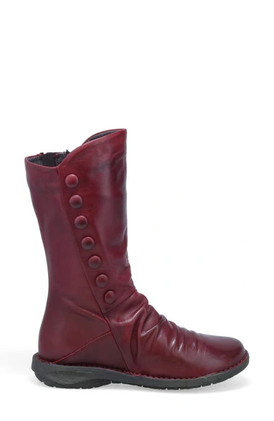 Miz Mooz Bobbie Mid Calf Boot In Bordeaux