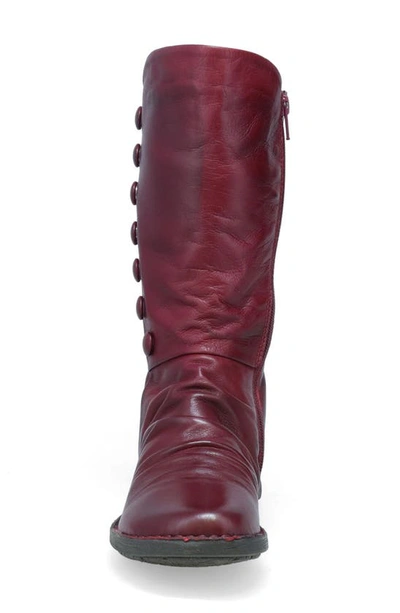 Miz Mooz Bobbie Mid Calf Boot In Bordeaux