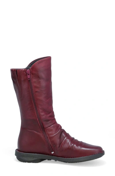 Miz Mooz Bobbie Mid Calf Boot In Bordeaux