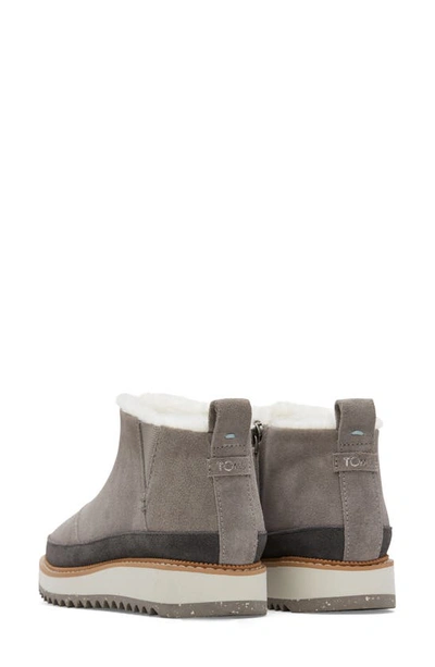 Shop Toms Marlo Faux Fur Lined Bootie In Grey