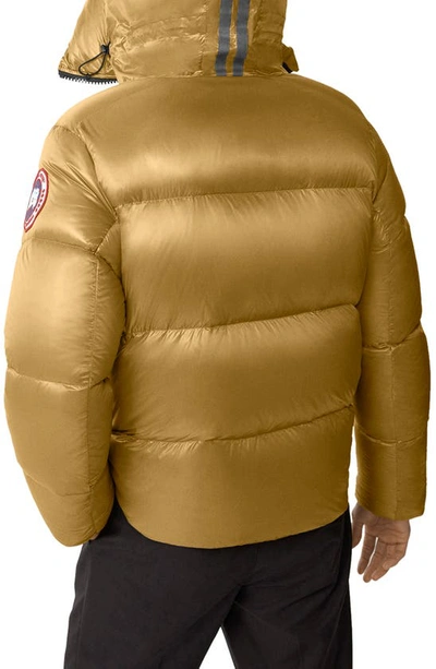 Shop Canada Goose Crofton Water Resistant Packable Quilted 750 Fill Power Down Jacket In Klondike Gold