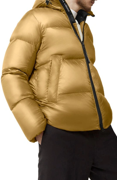 Shop Canada Goose Crofton Water Resistant Packable Quilted 750 Fill Power Down Jacket In Klondike Gold