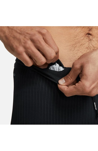 Nike Men's Aeroswift Dri-fit Adv Running Tights In Black/ Black/ Black/ White
