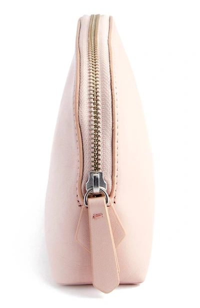 Royce New York Personalized Small Cosmetic Bag In Light Pink - Deboss