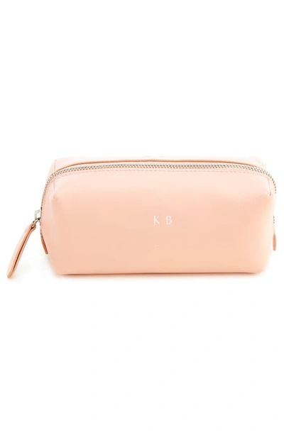 Royce New York Personalized Utility Bag In Light Pink - Gold Foil
