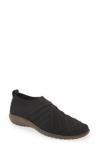 Naot Okaho Sneaker In Black Knit
