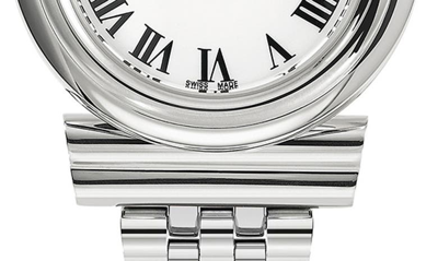 Shop Ferragamo Gancini Bracelet Watch, 28mm In Stainless