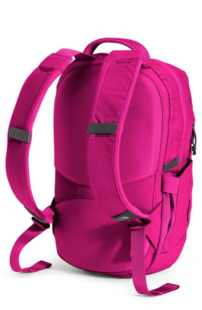 Shop The North Face Borealis Water Repellent Mini Backpack In Fuschia Pink/ Asphalt Grey