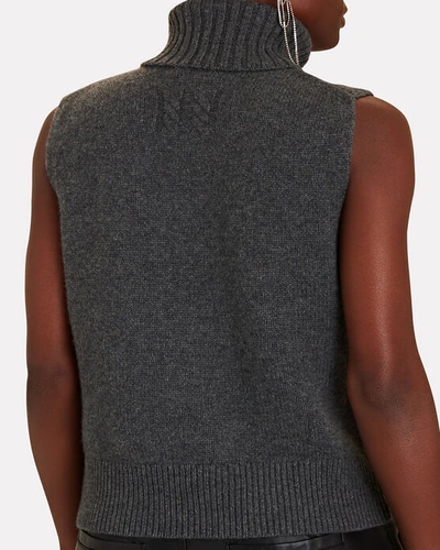 Shop Nili Lotan Arthur Cashmere Turtleneck Sweater In Grey