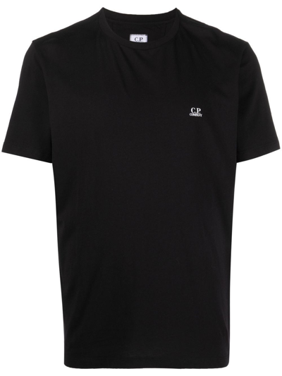 Shop C.p. Company Cp Company Men's Black Cotton T-shirt