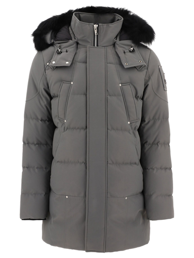 Moose Knuckles Mens Grey Other Materials Coat In Grey