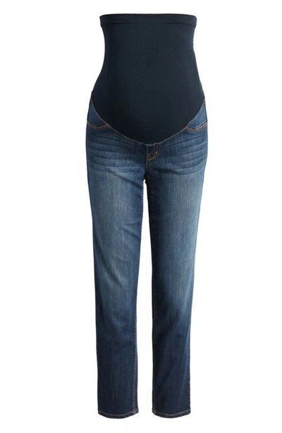 Shop 1822 Denim Over The Bump Slim Straight Leg Maternity Jeans In Jenya