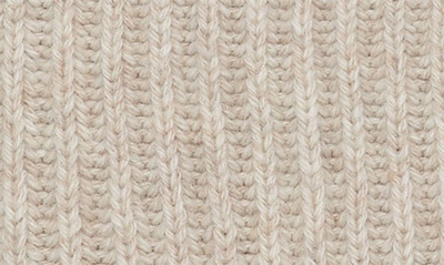 Ganni Structured Ribbed Beanie In Brazilian Sand