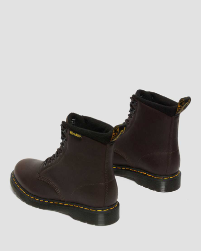 Shop Dr. Martens' 1460 Pascal Warmwair Leather Lace Up Boots In Braun