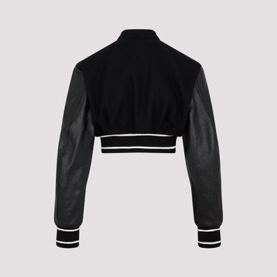 Shop Givenchy Short Bomber Jacket In Black