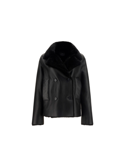 Shop Joseph Calla Coat In Black