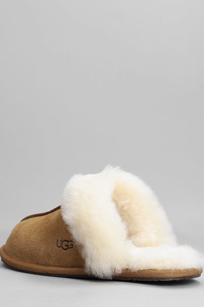 Shop Ugg Scuffette Ii Slipper-mule In Leather Color Suede