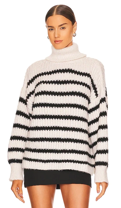 Shop Line & Dot Ariel Sweater In Black & White