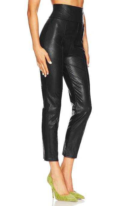 Amanda Uprichard Romana Leather Leggings In Black In Black